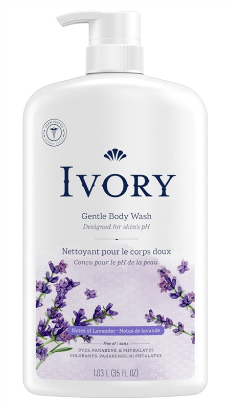 Ivory Body Wash Notes Of Lavender 35oz Pump