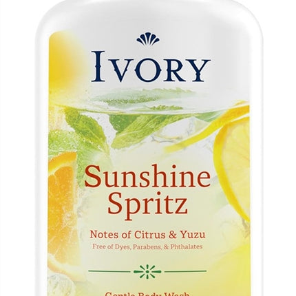 Ivory Body Wash Sunshine Spritz Citrus & Yuzu 35oz Pump