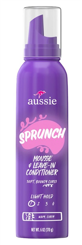 Aussie Sprunch Mousse & Leave- In Conditioner Light Hold 6oz