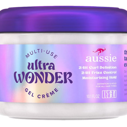 Aussie Ultra Wonder Gel Creme 10.1oz Definition + Hold