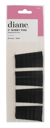Diane Bobby Pins 2Inch Black 60 Count (12 Pieces) Carded