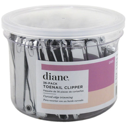 Diane Toe Nail Clipper Curved Edge (36 Pieces) Tub