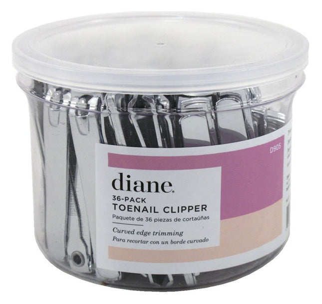 Diane Toe Nail Clipper Curved Edge (36 Pieces) Tub
