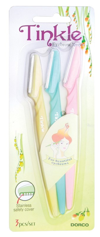 Tinkle Eyebrow Razor 3 Count