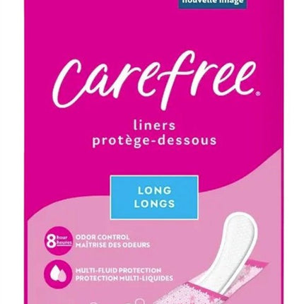 Carefree Liners Long 42 Count Unscented