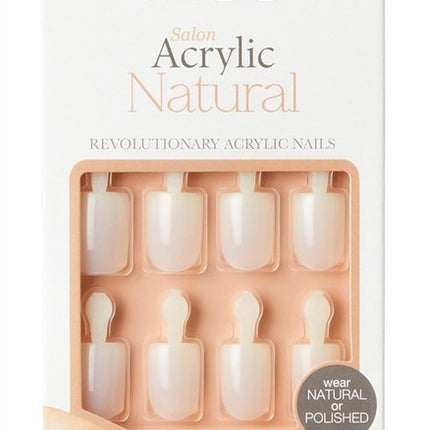 Kiss Salon Acrylic Natural 28 Count Real Short Nude