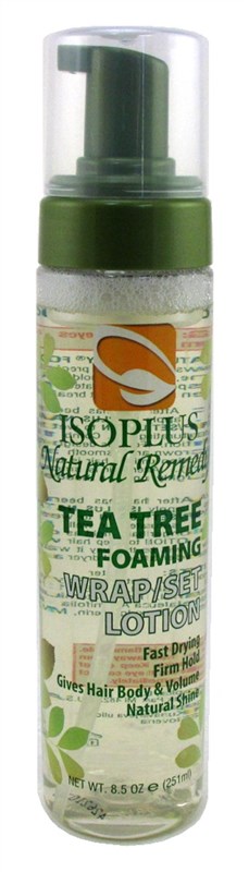 Isoplus Nat Remedy Tea Tree Foaming Wrap/Set Lotion 8.5oz
