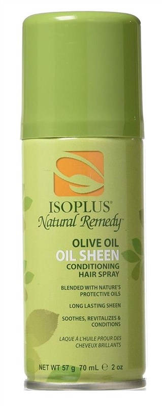 Isoplus Nat Remedy Olive Oil Sheen Hair Spray 2oz)