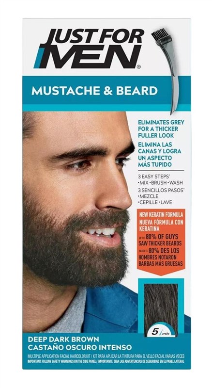 Just For Men Mustache & Beard #M-46 Deep Dark Brown