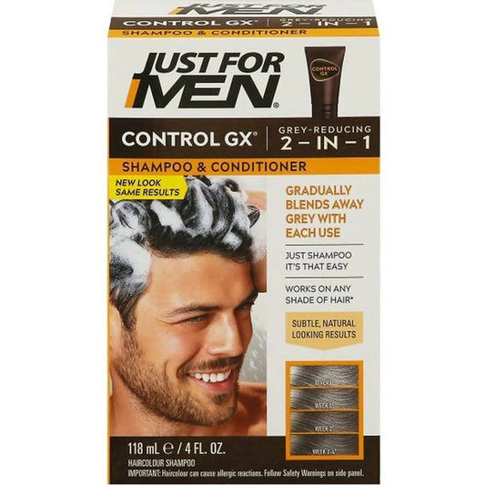 Just For Men Control Gx 4oz 2-N-1 Shampoo & Conditioner