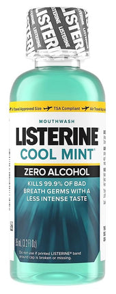 Listerine Cool Mint Zero Alcohol 3.2oz (12 Pieces)