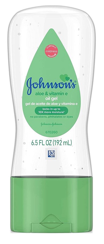 Johnsons Baby Oil Gel Aloe & Vitamin-E 6.5oz