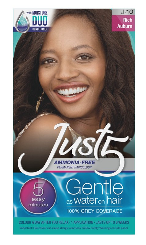 Just 5 Color Rich Auburn J-10 Ammonia Free Permanent