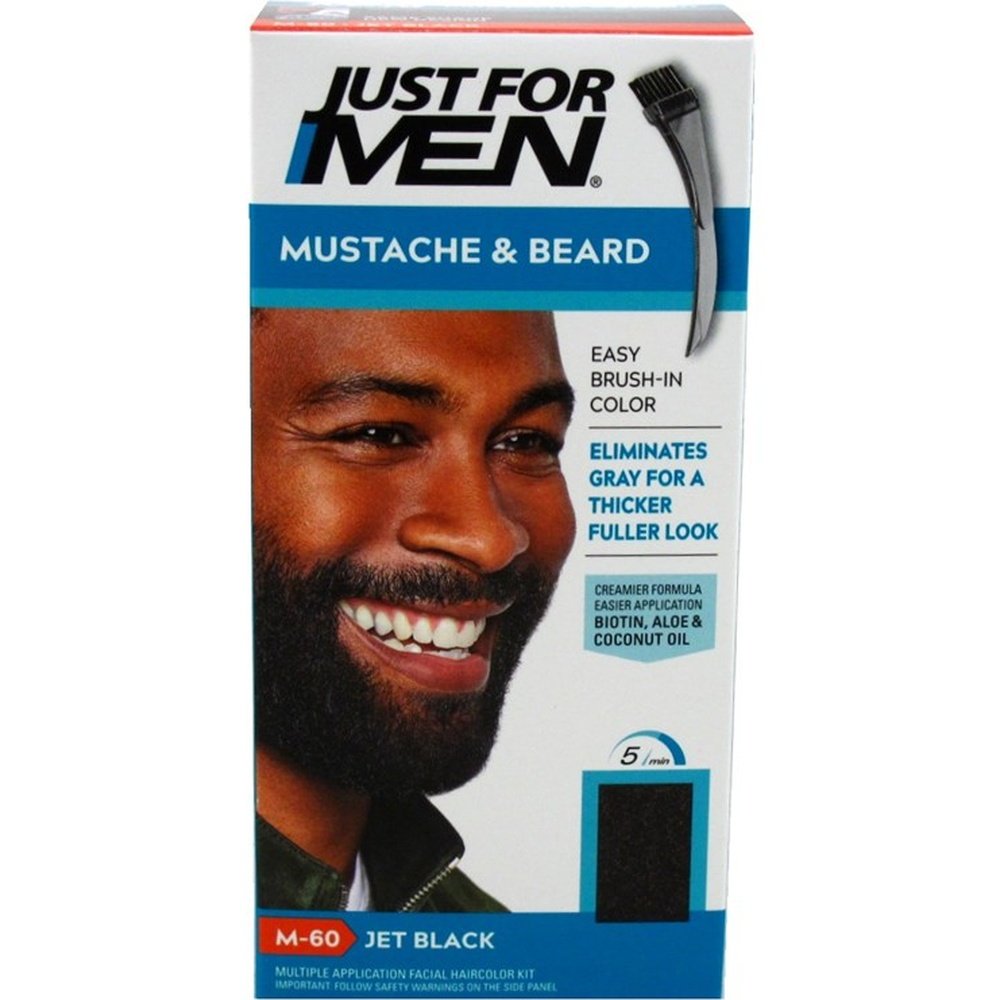 Just For Men Mustache & Beard #M-60 Jet Black Color Gel