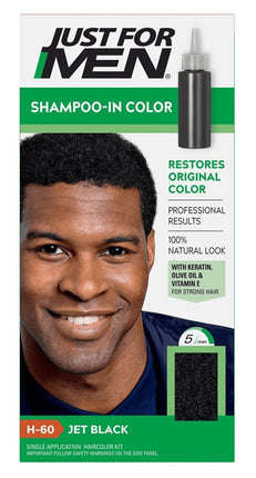 Just For Men Shampoo-In #H-60 Haircolor Jet Black