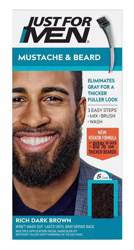 Just For Men Mustache & Beard #M-47 Rich Dark Brown