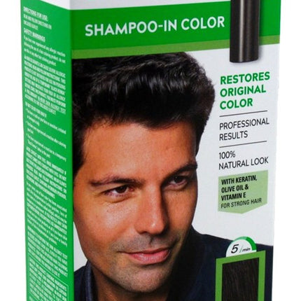 Just For Men Shampoo-In #H-55 Haircolor Real Black