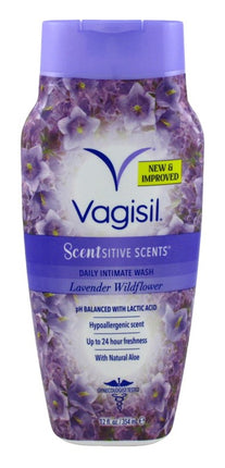 Vagisil Wash Scentsitive Scents Lavender Wildflowr 12oz