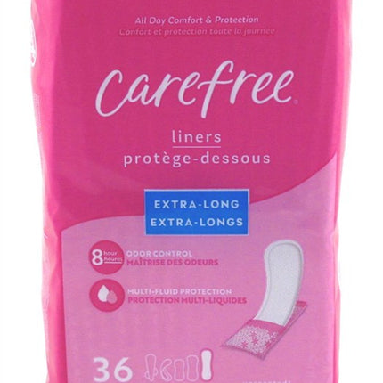 Carefree Liners Extra Long 36 Count Unscented