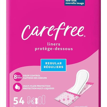 Carefree Acti-Fresh Regular 54 Count Daily Liner Unscented