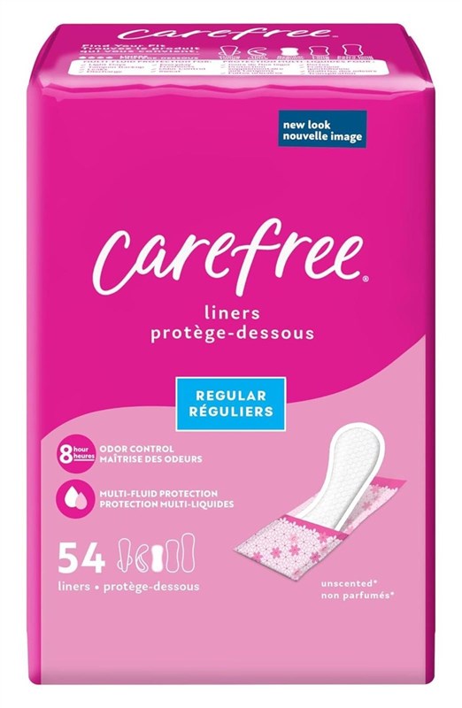 Carefree Acti-Fresh Regular 54 Count Daily Liner Unscented