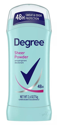 Degree Deodorant 2.6oz Womens Sheer Powder