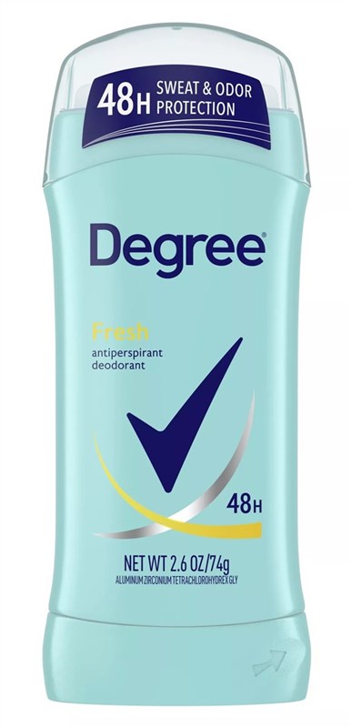 Degree Deodorant 2.6oz Womens Fresh Invisible Solid
