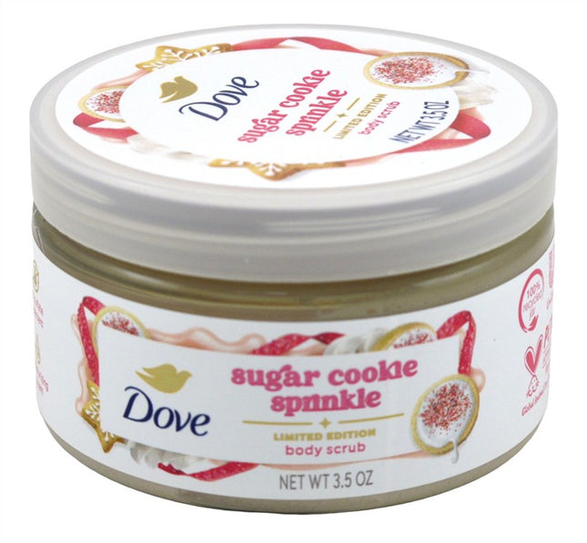 Dove Body Scrub 3.5oz Sugar Cookie Sprinkle Jar