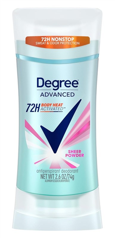 Degree Deodorant 2.6oz Womens Motion Sense Sheer Powder