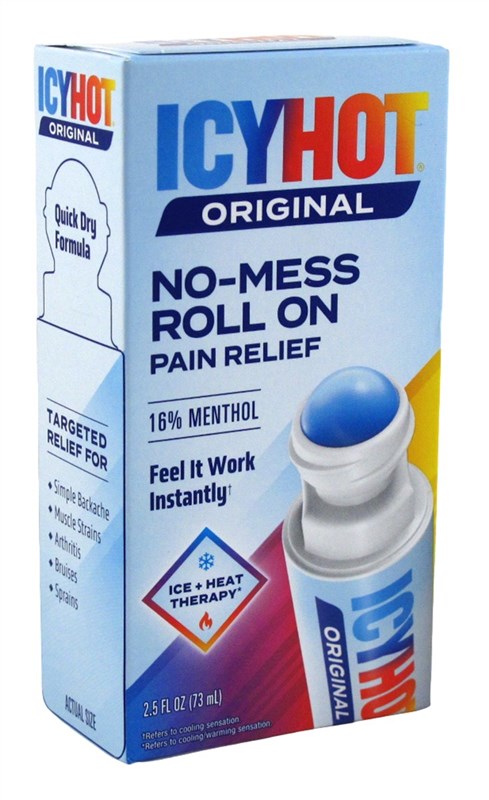 Icy Hot Original No-Mess Roll On Pain Relief 2.5oz