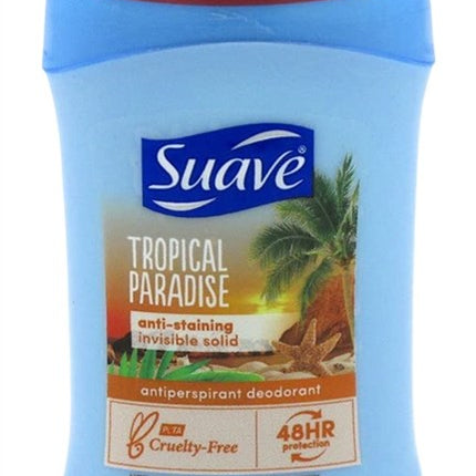 Suave Deodorant 1.2oz 48Hr Tropical Prdse Invisible(12 Pieces)