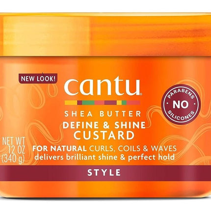 Cantu Shea Butter Define & Shine Custard 12oz Jar