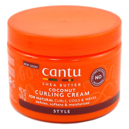 Cantu Shea Butter Coconut Curling Cream 12oz Jar