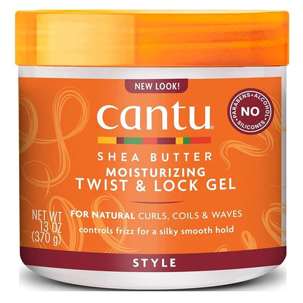 Cantu Shea Butter Twist & Lock Gel 13oz Jar