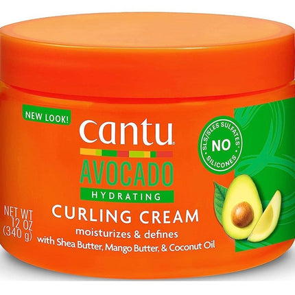 Cantu Avocado Curling Cream Hydrating 12oz Jar
