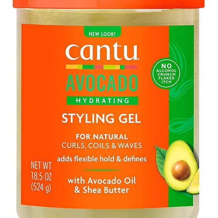 Cantu Avocado Hydrating Styling Gel 18.5oz Jar
