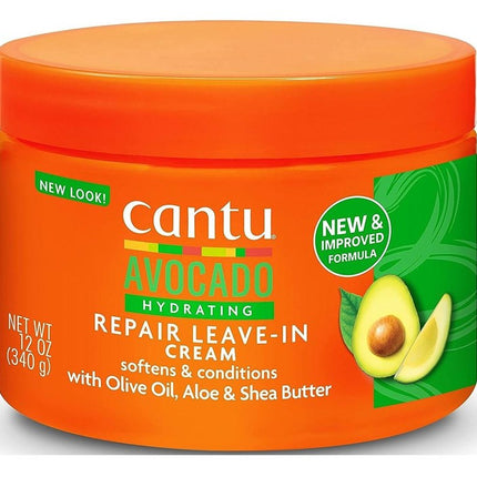Cantu Avocado Repair Leave-In Hydrating Cream 12oz Jar