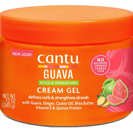 Cantu Guava & Ginger Cream Gel Style & Strengthen 12oz