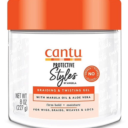 Cantu Protective Styles Gel Braiding & Twisting 8oz Jar