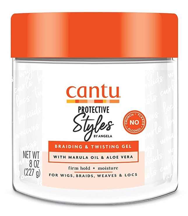 Cantu Protective Styles Gel Braiding & Twisting 8oz Jar