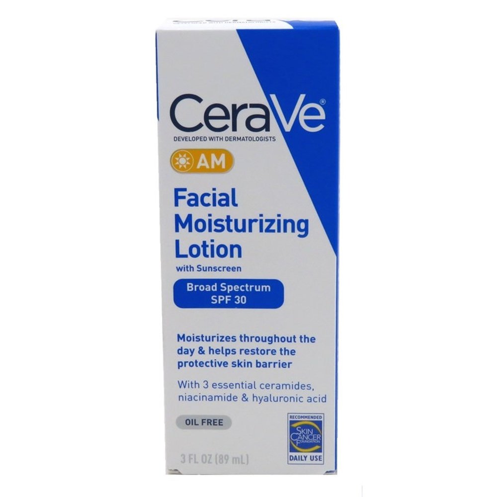 Cerave Moisturizing Facial Lotion Am Spf#30 3oz Oil Free