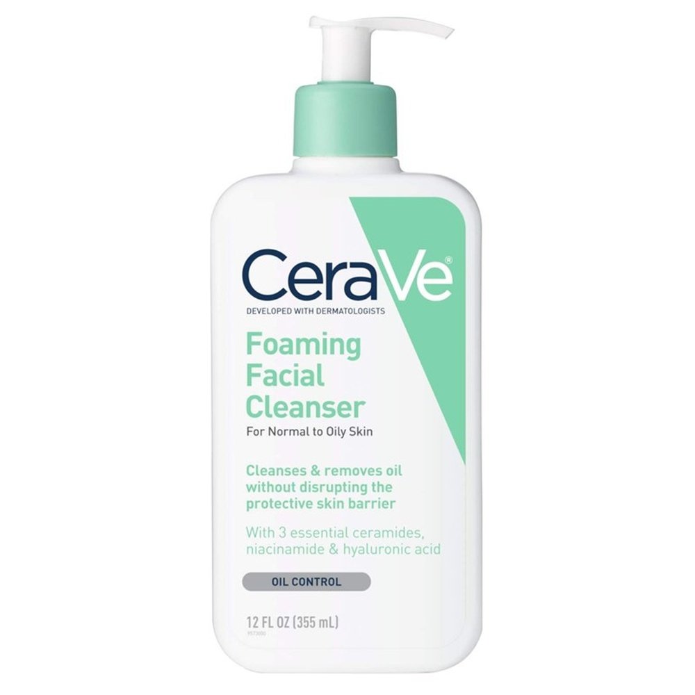 Cerave Foaming Facial Cleanser Oil Control 12oz Pump