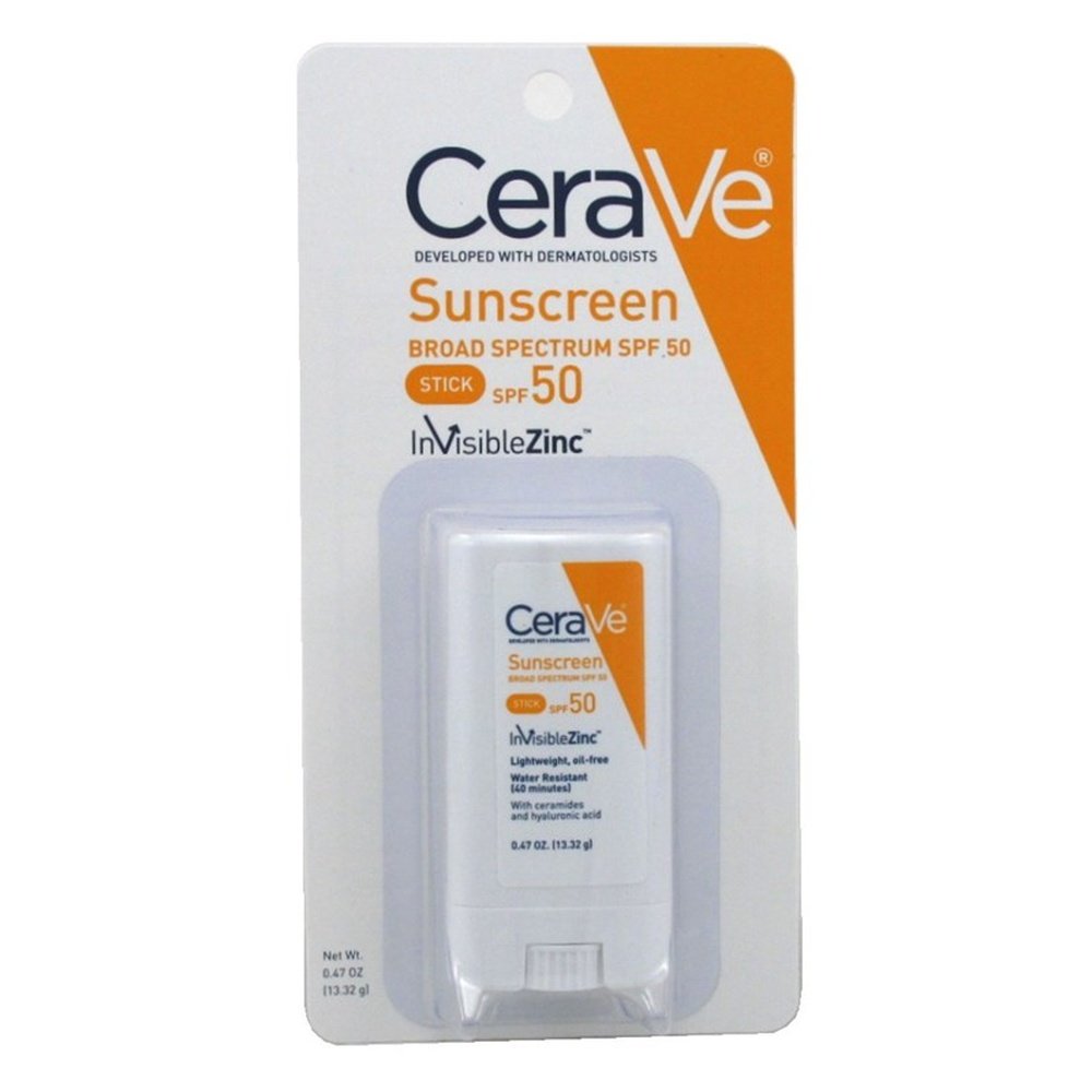 Cerave Sunscreen Invisible Zinc Spf#50 Stick 0.47oz