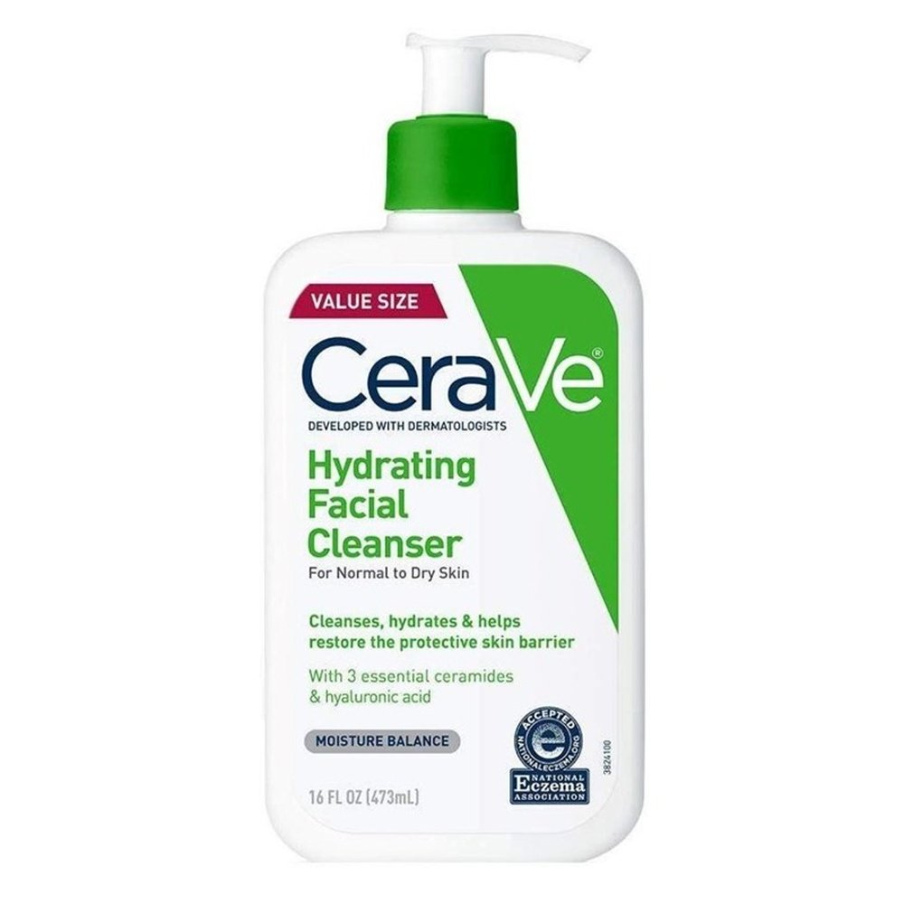 Cerave Hydrating Facial Cleanser 16oz Pump Value Size