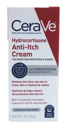 Cerave Hydrocortisone Anti- Itch Cream 1oz