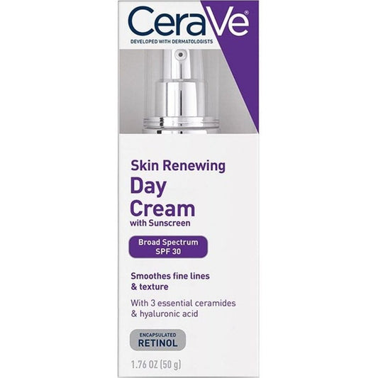 Cerave Skin Renewing Day Cream With Sunscreen Spf#30 1.76oz