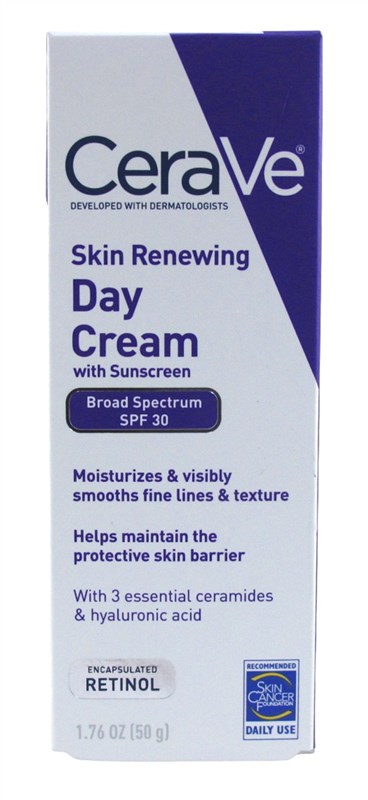 Cerave Skin Renewing Day Cream With Sunscreen Spf#30 1.76oz