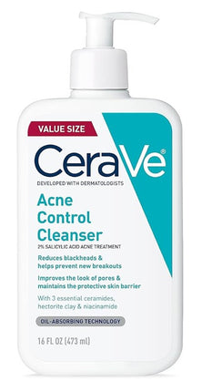 Cerave Acne Control Cleanser 16oz Pump Value Size
