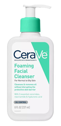 Cerave Foaming Facial Cleanser Oil Control 8oz