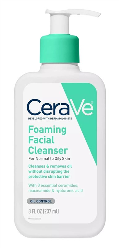 Cerave Foaming Facial Cleanser Oil Control 8oz
